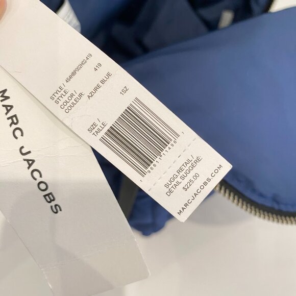 MARC JACOBS SMALL QUILTED LOGO NYLON BACKPACK 4S4HBP002H02